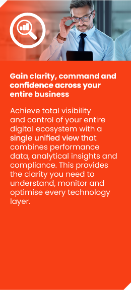 Gain clarity, command and confidence across your entire business