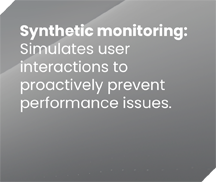 Synthetic monitoring