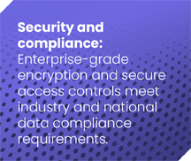 Security and<br />
compliance