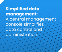 Simplified data<br />
management